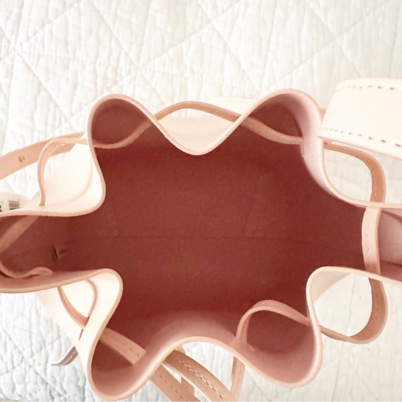 NEW MANSUR GAVRIEL Mini Saffiano Leather Bucket Bag Dahlia Pink NWT - Picture 11 of 11
